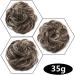 Updo Messy Hair Bun Scrunchy Hairpiece Medium Brown mix Bleach Blond 35g - Buy Online on GoSupps.com