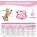 Buy Adjustable Cat Leash Set & Outbreak-Proof Dishes for Kittens & Dogs - Pink - International Shipping Available - Buy Online on GoSupps.com