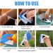 XUBX Magnetic Window Cleaner Double Side Glass Cleaning Brush Glass Wiper Cleaning Tools Washing Glass Surface Cleaning Wiper with Strong Safe Rope for High-rise Building Windows Thickness 3-8mm - Buy Online on GoSupps.com