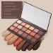 Buy Eye Shadow Palette Pro - 18 High Pigmented Warm Neutral Metallic Colors | Blendable & Creamy Smoky Eye Shadow Set for Professionals - International Shipping Available - Buy Online on GoSupps.com