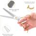 Buy Jason Professional Chunker Scissors for Dogs - 7.5 Effilier Fur Care Scissors Made of Japanese 440C Steel - 40 Teeth for Precision Grooming - Buy Online on GoSupps.com