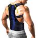 Magnetic Therapy Posture Corrector & Lumbar Support Belt - Back Brace for Scoliosis & Hunchback - Large Black - Buy Online on GoSupps.com