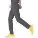 Mediclo Men's Eco-Friendly Scrub Pants - Sable, 7 Pockets, Elastic Waist, Sustainable FYSEL Fabric, Tapered Leg, Medium Heather Grey - Buy Online on GoSupps.com