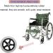 Wheelchair Walker Replacement Wheels 6" 7" 8" Walker and Rollator Replacement Wheel 2 Pcs Wheelchair Front Wheels Solid Rubber Universal for Wheelchair Accessories Parts Wheelchair Casters Black Black 190mm (8inch) - Buy Online on GoSupps.com