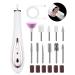 Electric Nail Drill Kit,Cordless Nail Drill,Professional Manicure Pedicure Kit,Rechargeable Portable Nail Care Kit with Bits Sanding Bands for Acrylic Nail,Gel Nail and Home Salon Use