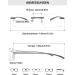 Buy Lanomi Frameless Reading Glasses for Men & Women | Blue Light Filter & Ultralight Design | Gray Rectangular Readers - 1.0 to 4.0 Diopters - Buy Online on GoSupps.com
