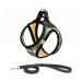 Suredoo dog harness with leash anti -train dishes reflective chest harness for small dogs pets puppies cats (L camo green) l camo green