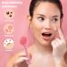 Buy Wllhyf 2-Pack Manual Face Cleaning Brush - Soft Silicone Peeling Pad with PP Handle for Clear Skin (Blue & Pink) - International Shipping - Buy Online on GoSupps.com