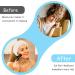 Sibba 1 Piece Spa Headband For Washing Face Wash Makeup Sports Shower Wide Hair Band Headpiece Puffy Fuzzy Fluffy Cloth Head Hairband Wristband Facial Beauty Wrap Women Girls (White) - Buy Online on GoSupps.com