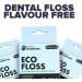 World Front Natural Bamboo Dental Floss - Biodegradable & Compostable 100m Eco-Friendly Tooth Cleaning Plastic-Free Packaging - Buy Online on GoSupps.com