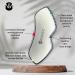Stainless Steel Gua Sha Tool - Firm Face Muscles Reduce Puffiness & Enhance Lymphatic Drainage | Durable Metal Board with Travel Pouch - Buy Online on GoSupps.com