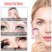 Rechargeable Heated Eyelash Curler - 2 Modes Long-Lasting Curl Perfect Gift for Women - Handheld & Sensing Heating Silicone Pad (Pink - Buy Online on GoSupps.com