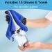 Electric Enema & Vaginal Douche Kit by Tilcare - 3 Speed Settings & Remote Control - Colon Cleanse for Women & Men - Soft Silicone Enema Bulb Cleaner - Includes 15 Gloves & Towel - Buy Online on GoSupps.com