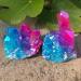 100-200g Natural Crystal Bluish Violet Angel Aura Quartz Cluster Specimens Titanium Coating Quartz Cluster Suitable for Home Home Collections (Size : 100-150g) - Buy Online on GoSupps.com
