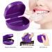 (2 Pack) Purple Solid Orthodontic Retainer Cases - Secure Storage for Retainers - Buy Online on GoSupps.com