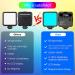 Sutefoto RGB Video Lights - 360 Full Color Portable LED Camera Light - Photography Lighting with 3 Cold Shoe Mounts - Dimmable 2500-9000K LED Panel Lamp - LCD Display - Mini Camera Light - Buy Online on GoSupps.com
