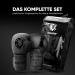 Fightr Boxing Gloves - Optimal Stability for Men & Women | 8-16 oz for Boxing MMA Muay Thai Kickboxing & Martial Arts | Includes Carrying Bag | All Black - Buy Online on GoSupps.com