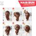 Hawwwy 12-Piece Hair Bun Maker Set for Women, Girls, Kids - Easy Fast Tool for Short, Long, Thin Hair - Brown Small & Large Donuts, Magic Snap & Roll, Spin Pins - Hair Accessories - Buy Online on GoSupps.com