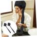 SOESFOUFU 2pcs Dry Hair Hats Thermal Delicate Hats Portable Blow Dryer Practical Hats 190t Black - Buy Online on GoSupps.com