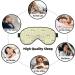 Rabbit Tie Print Sleep Eye Mask - Soft Blindfold with Elastic Strap for Travel & Night Sleeping - Buy Online on GoSupps.com