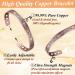 Cigmag Lymphatic Drainage Copper - 99% Solid Pure Copper Adjustable Love Note for Women - Buy Online on GoSupps.com