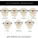 High-Quality Kerecs 5 Pack Reading Glasses for Women - Fashionable Comfortable with Spring Hinges (2.5 Strength Assorted Colors) - Buy Online on GoSupps.com