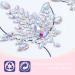 Green and White Self Adhesive Breast Gems - 2 Set Festival Jewels for Women - Buy Online on GoSupps.com