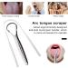 Libcflcc Stainless Steel Tongue Scraper - Best Adult Tongue Cleaner with Anti-Slip Handle | Maximum Clean & Smooth Surface Design - Buy Online on GoSupps.com