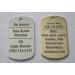 Custom Engraved Diabetes Medical Alert Tag Pendant Necklace - Personalized Gold & Silver Options Available - Buy Online on GoSupps.com