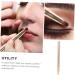 minkissy Double Ended Lipstick Brush Lip Makeup Beauty Tool Portable Lip Brush Travel Size Lipstick Brush Cosmetology Kit Cosmetics Brush Miss Lip Balm Artificial Fiber Double Head 12x1x1cm Golden - Buy Online on GoSupps.com