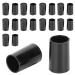3 Sizes Combination 10 Pairs Black CPU Polyurethane Heel Protectors Wear Resistant Anti Slip Repair Replacement Parts (Inner Diameter 10mm)