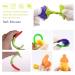 NEPAK 10 Pack Fruit Shaped Silicone Baby Teething Toys - BPA Free Teether Set for Infants - Buy Online on GoSupps.com