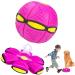 Vnklomes flying saucer ball for dogs pet toys frisbee ball flying saucer ball doggy disc ball flying ball interactive dog toys frisbee for dog training