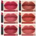 DNM 6Pcs Red Silky Velvet Matte Lipstick Set for Women - Long Lasting, Waterproof Maroon Lipstick - 24 Hours Color Stay - 6 Count Pack - Buy Online on GoSupps.com