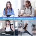 Frii Posture Corrector for Women and Men - Adjustable Back Brace for Shoulder and Lumbar Support - Breathable and Comfortable - Medium Size (29.1-33 inches) - Black - Buy Online on GoSupps.com