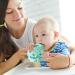 Ashtonbee Dino Baby Teething Toys - Food-Grade Silicone Teethers for Babies - Textured Sensory Balls - Soft and Safe Teething Toy - Easy to Clean - Green - Buy Online on GoSupps.com
