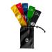 EnduraBand Resistance Workout Bands for Exercise Set of 5 with Portable Bag