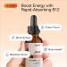 Nursh+ Boost Sublingual Vitamin B12 Liquid Drops Extra Strength 5000 mcg Methylcobalamin for Energy Boost & Daily Wellness Fast Absorbing USDA Certified Organic & Vegan 2 fl oz - Buy Online on GoSupps.com