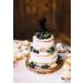 Mr and Mrs Wedding Cake Topper - Groom & Bride With Heavy Gun and Holding Flowers - Funny Gun Theme Wedding/Anniversary/Bridal Shower Cake Topper Funny Wedding Cake Topper (Heavy Gun) - Buy Online on GoSupps.com