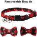 2 Pack Christmas Cat Collar Set with Bow Tie and Bell | Red Green Plaid Xmas Kitten Collar | Adjustable Breakaway Collar for Kitty Cat - Buy Online on GoSupps.com