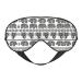 Elephant Pattern Print Unisex Sleep Eye Mask Soft Comfort Eye Shade Cover for Travel/Yoga/Shift Work Black