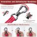 X Xben 15m Dog Tow Line - Robust Leash with Reflective Training Features Lockable Carabiner for Medium & Large Dogs - Comfort Hand Loop 2cm Wide Red - Buy Online on GoSupps.com