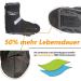 Frelaxy Waterproof Bicycle Overshoes for Rain Protection | Adjustable Velcro & Reflector Strips | Size 36-39 - Buy Online on GoSupps.com