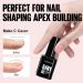 TOMICCA 5 in 1 Builder Nail Gel 15ML - Nude UV Gel Polish for Strong Nails | Nail Repair & Strengthening | Easy to Shape | Nail Art Supplies - Buy Online on GoSupps.com