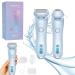 Duskofficial Razor Dusk Official Shaver Dusk Official Electric Razor The Glide Pro 3.0 Razor Livora Electric Shaver for Women Electric Razors for Women 2 in 1 Bikini Trimmer Face Shavers (Blue)