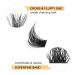 Individual Mega D Curl Eyelash Clusters - 10mm DIY Eye Makeup Extensions | High-Quality Eyelashes for Effortless Glam - Buy Online on GoSupps.com