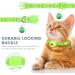 Airtag Cat Collar with Holder & Bell | Reflective Safety Neck Band for Kittens & Puppies - Green - Buy Online on GoSupps.com