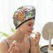 Hair Towel Wrap with Button - Quick Drying Towel Turban for Effortless Hair Care | Herbs and Wildflowers Design - Buy Online on GoSupps.com
