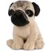 Living Nature Pug Puppy Plush Toy - Realistic, Soft, Eco-Friendly - 16cm - Buy Online on GoSupps.com