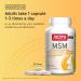 Jarrow Formulas MSM 1000 mg - 100 Veggie Capsules for Joint Health & Support - Buy Online on GoSupps.com